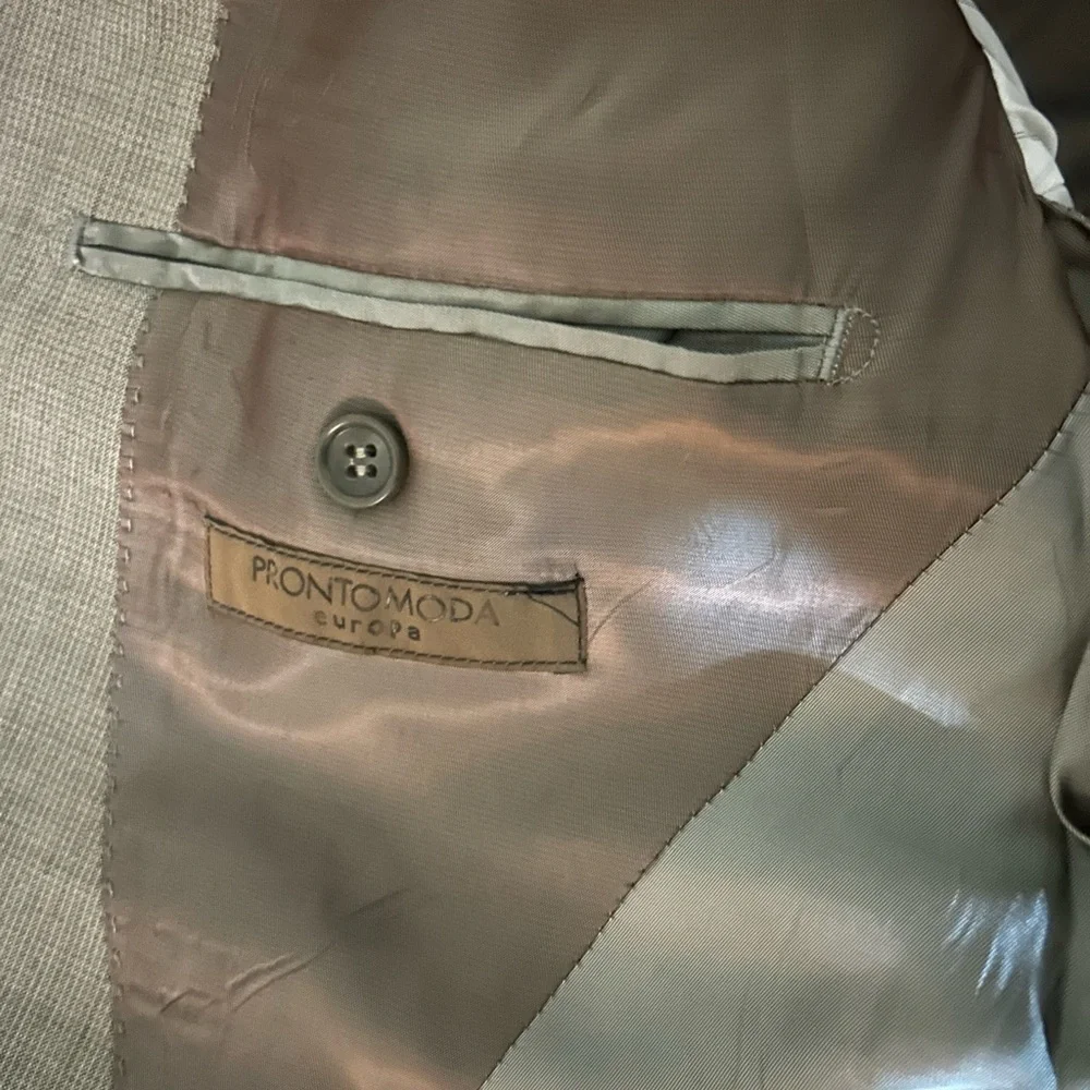 Men's Elegant Blazer in Light Gray